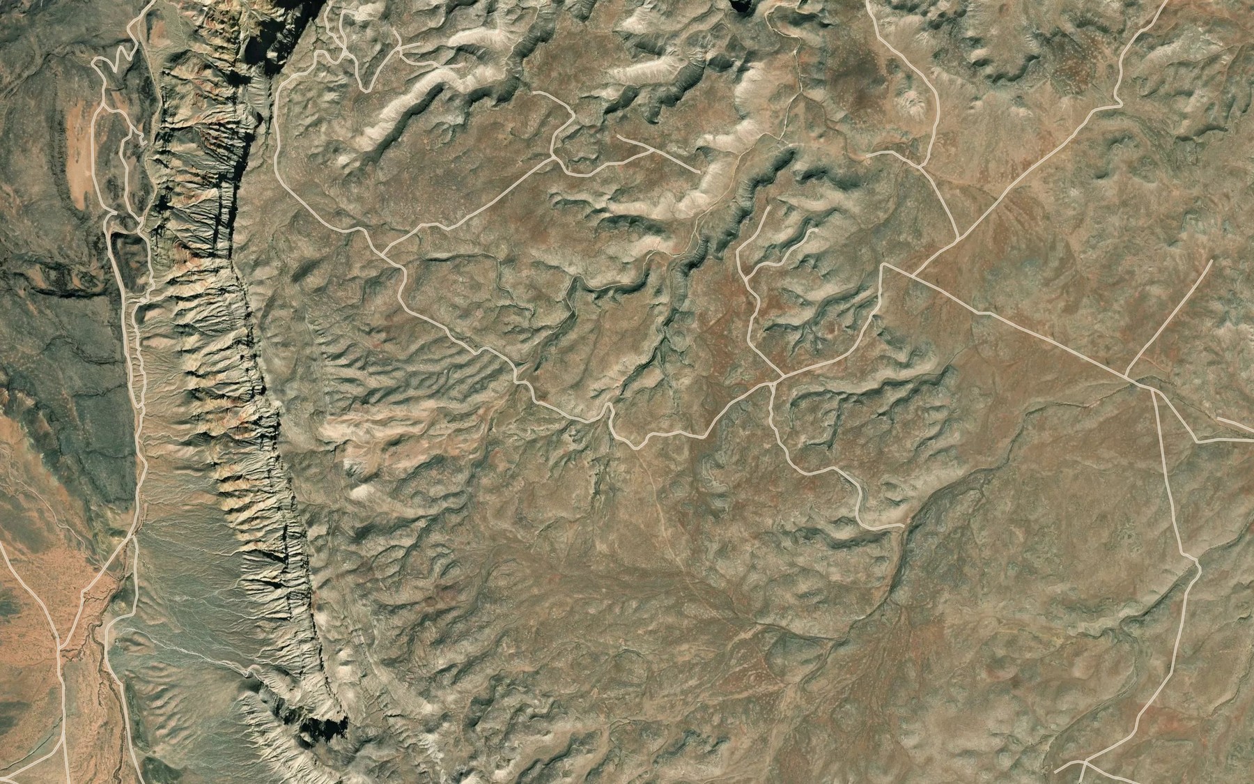 Satellite map of the Ruesch Spring