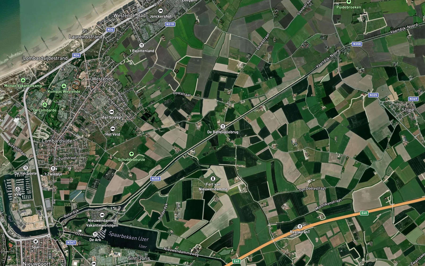 Satellite map of the Graningatevliet