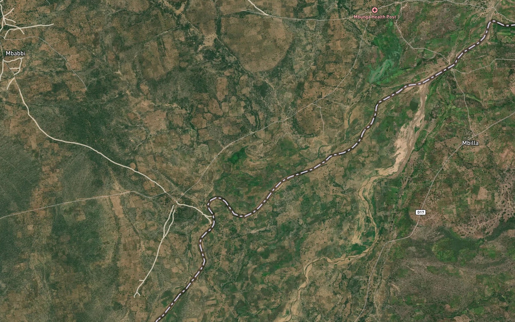 Satellite map of the Lake Julol