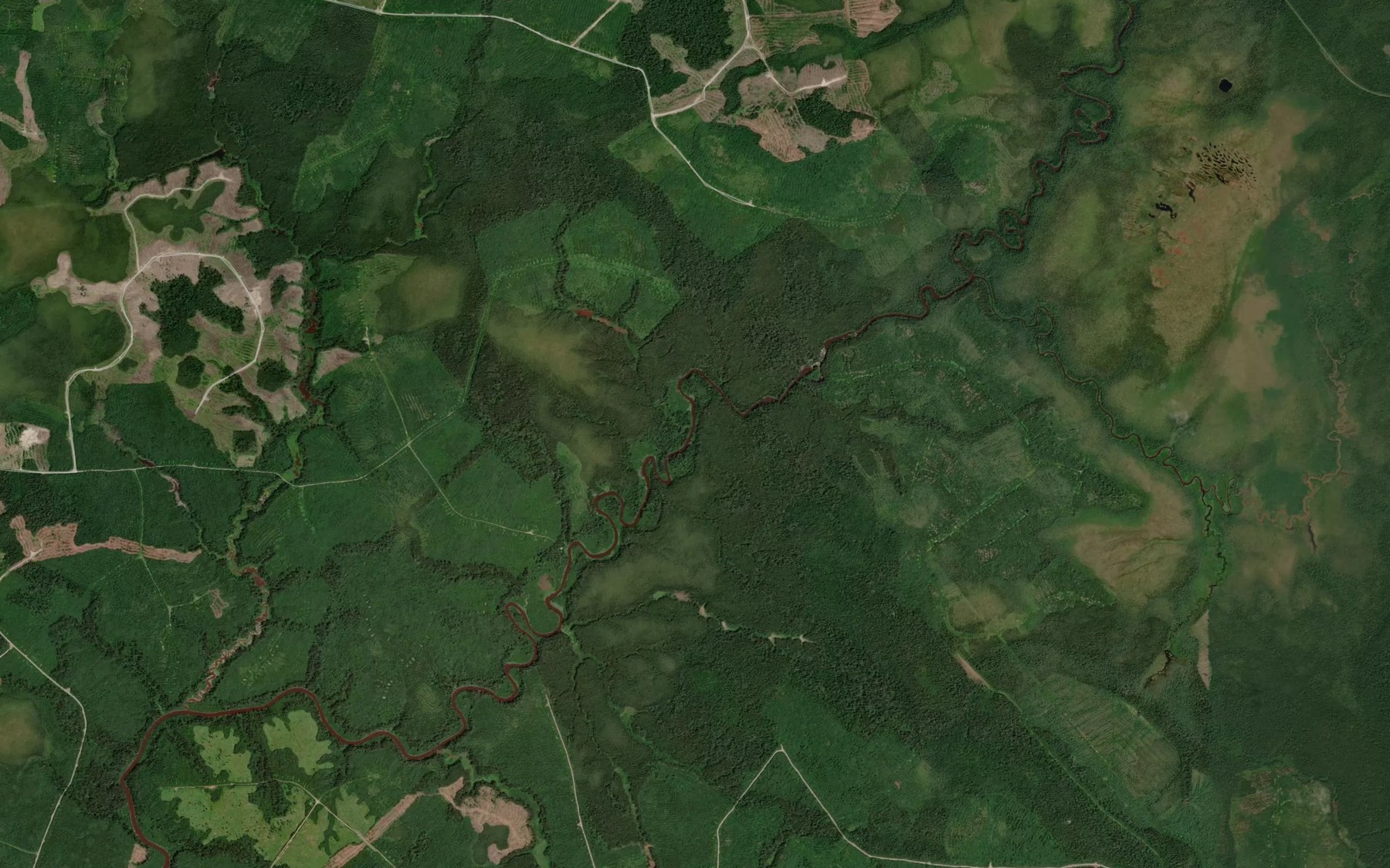 Satellite map of the Kamackikosik