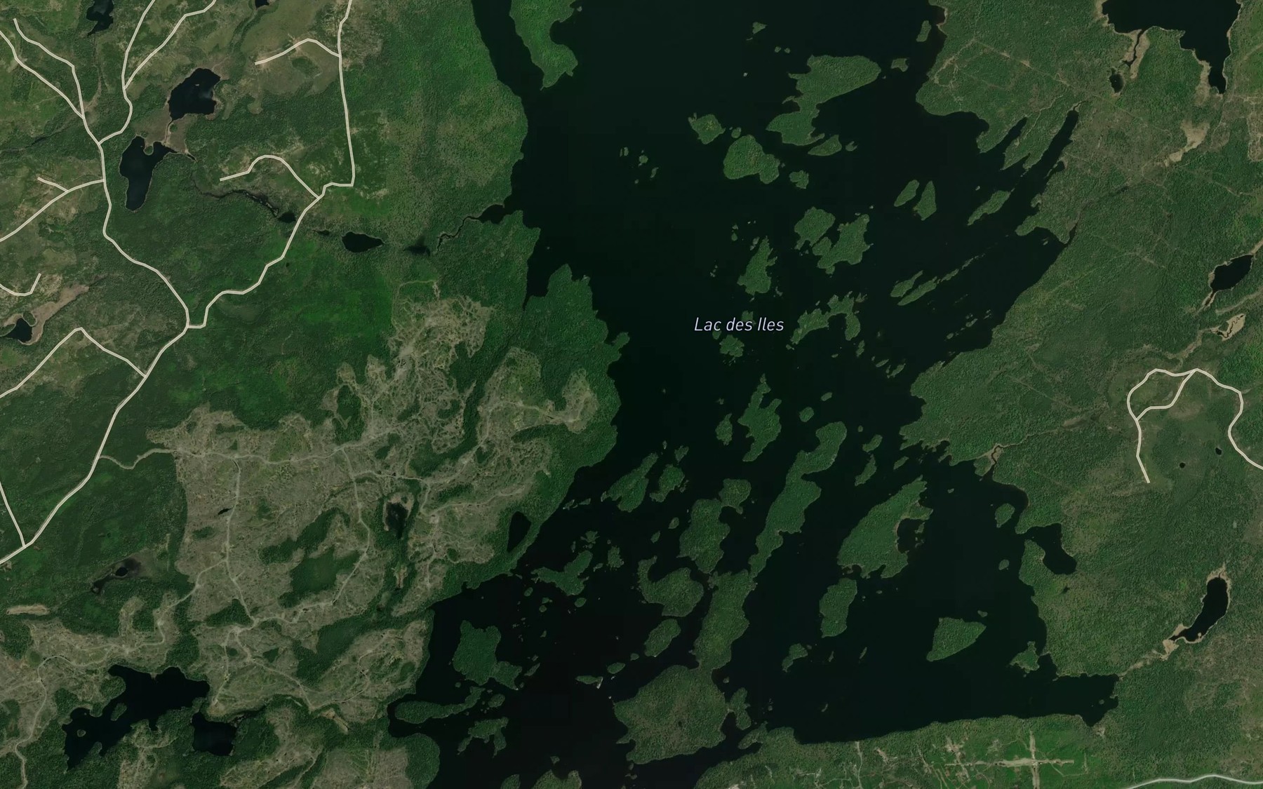 Satellite map of the Central Channel