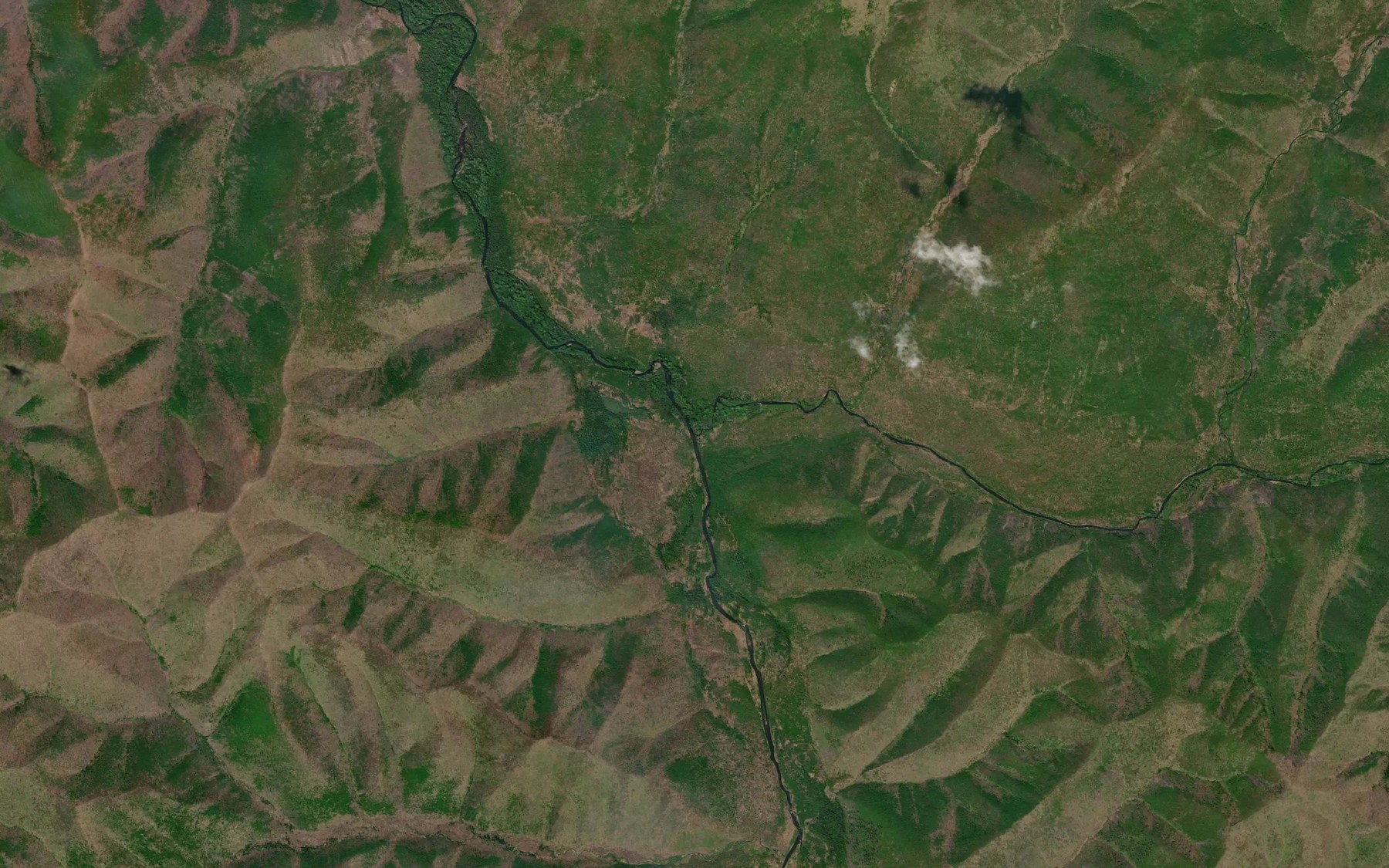 Satellite map of the Sanga