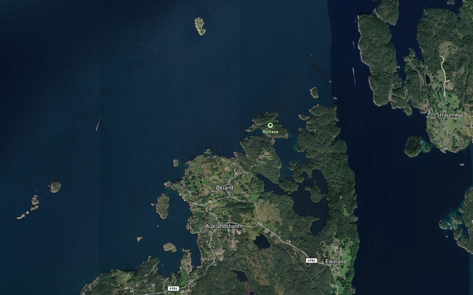 Satellite map of the Ramsvika
