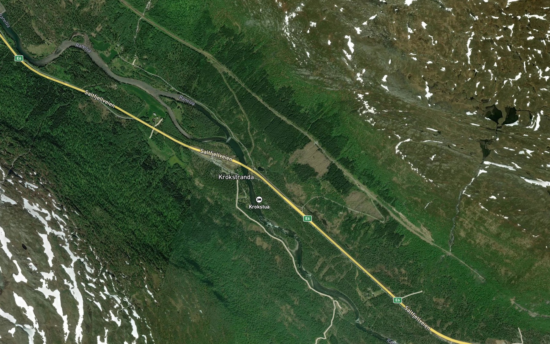 Satellite map of the Fiskarbekken