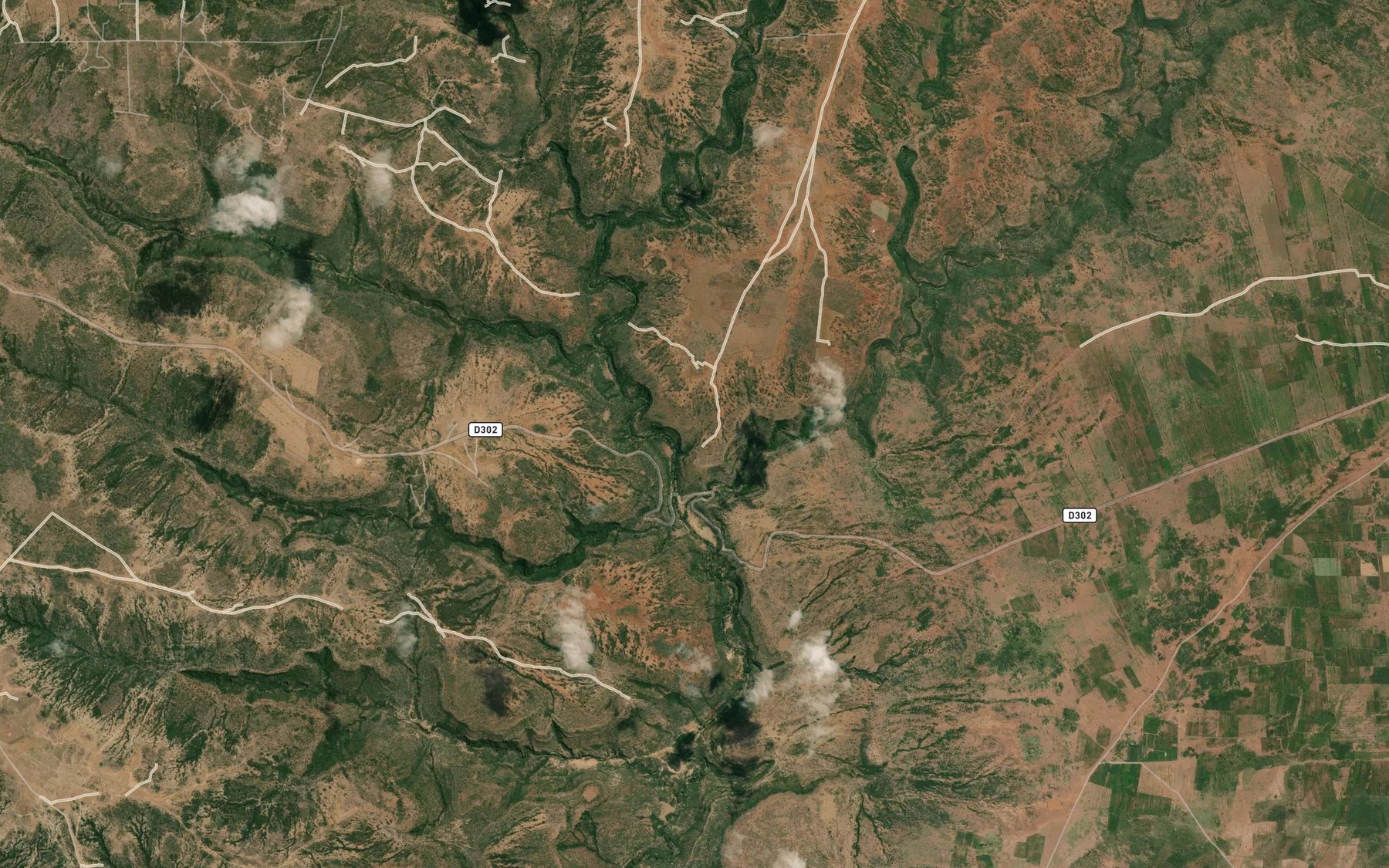 Satellite map of the Moyok