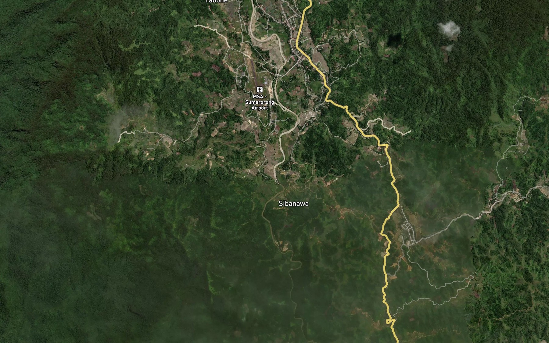 Satellite map of the Salu Mala