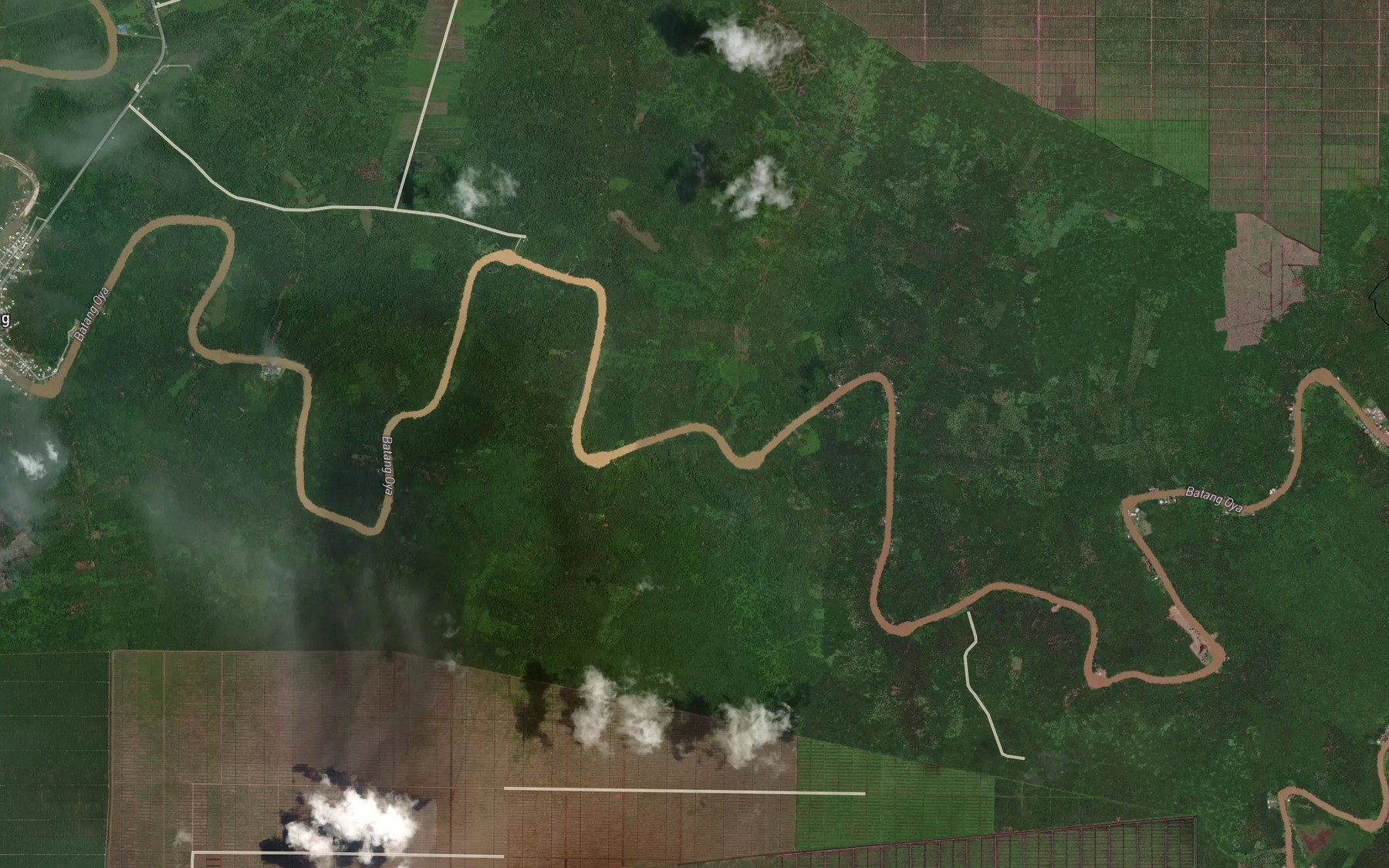 Satellite map of the Tanjung Budai