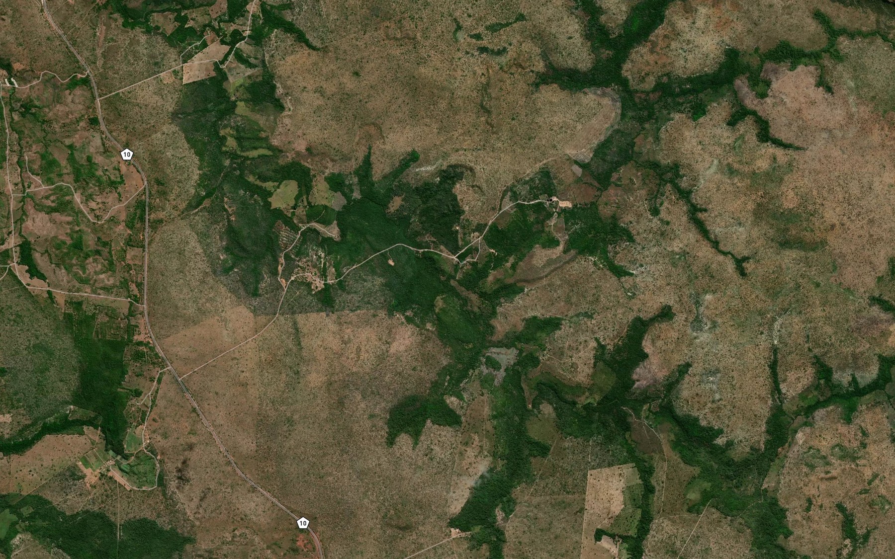 Satellite map of the Corrego do Cercado