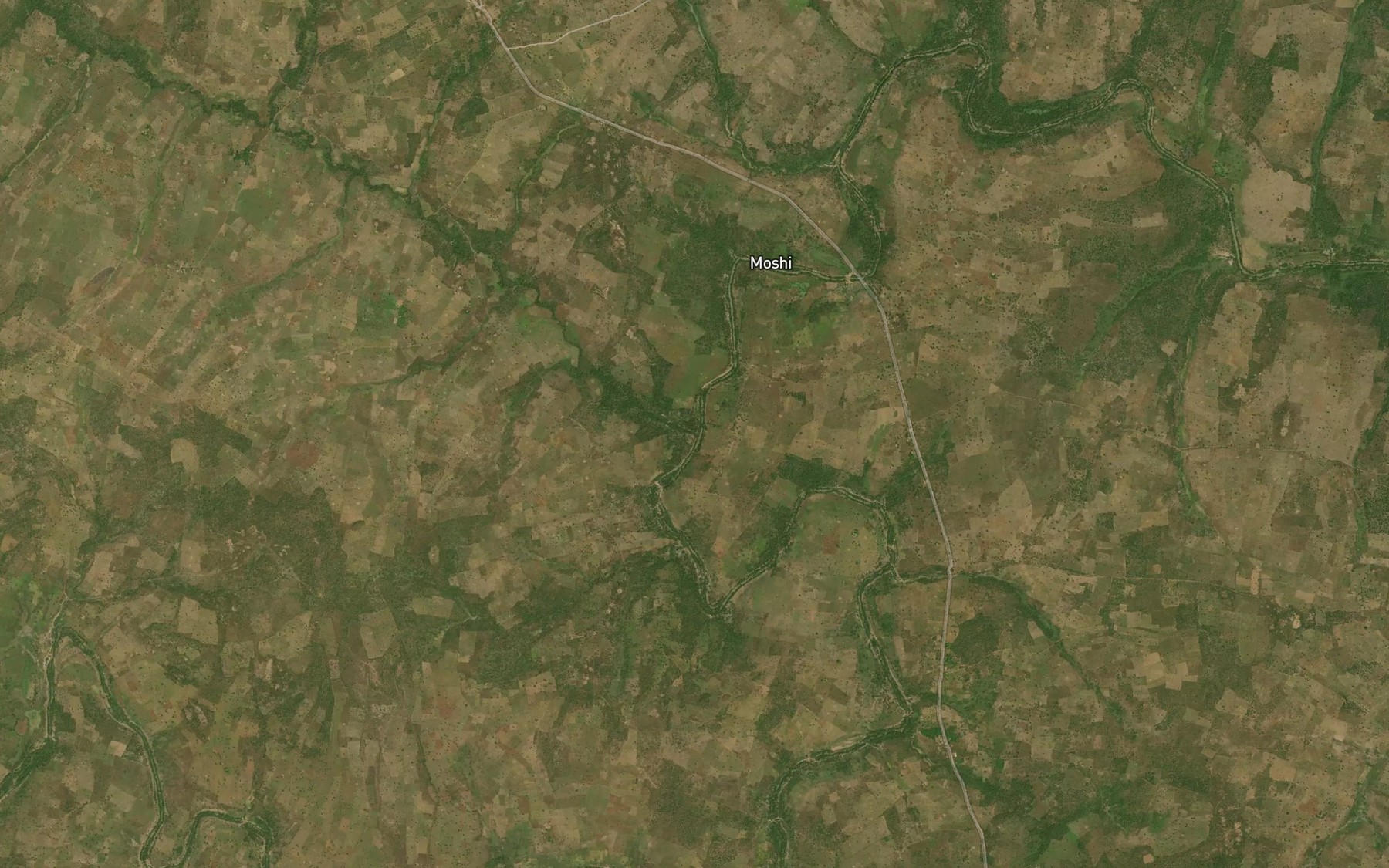 Satellite map of the River Gbeneshen