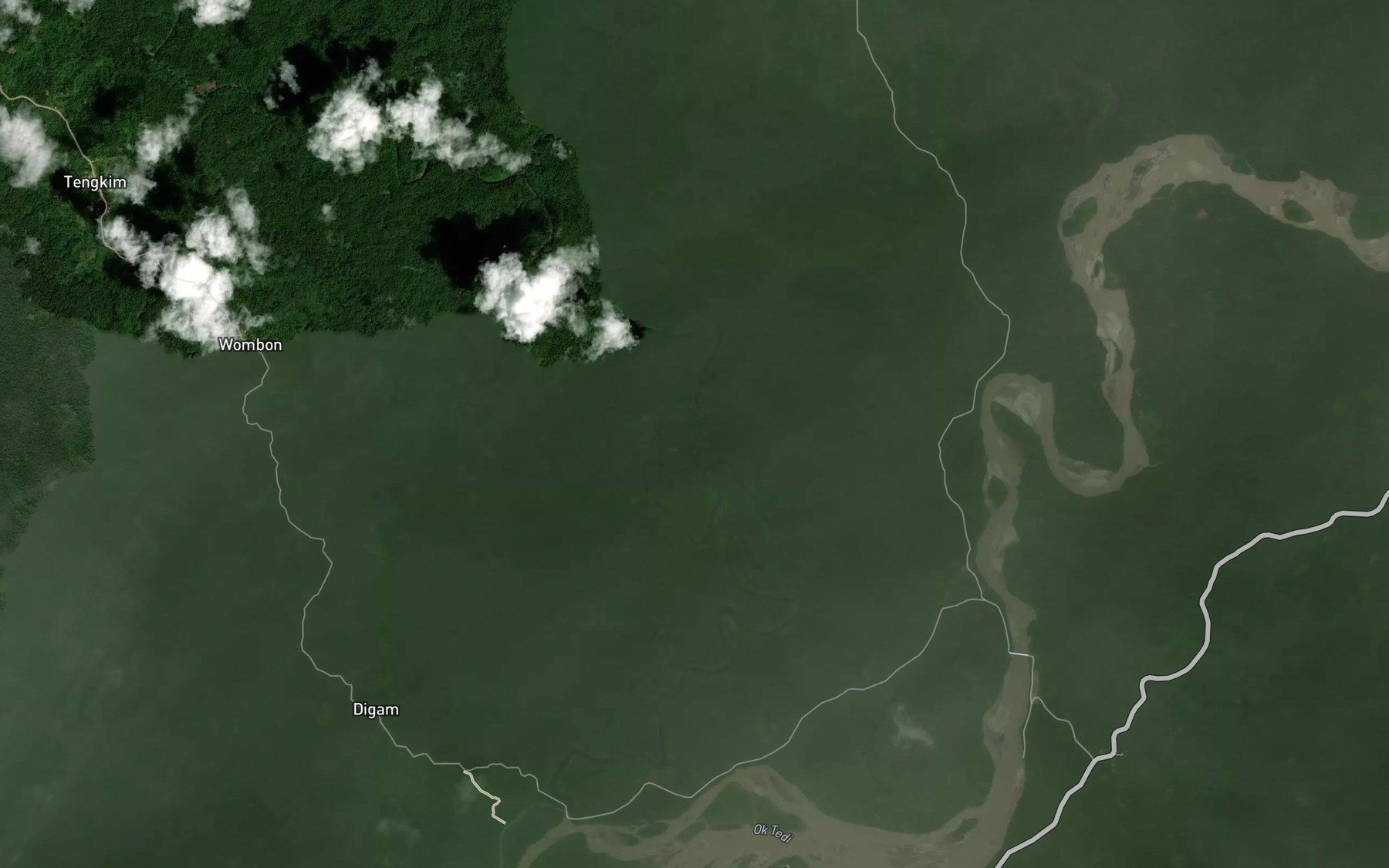 Satellite map of the Ok Deven