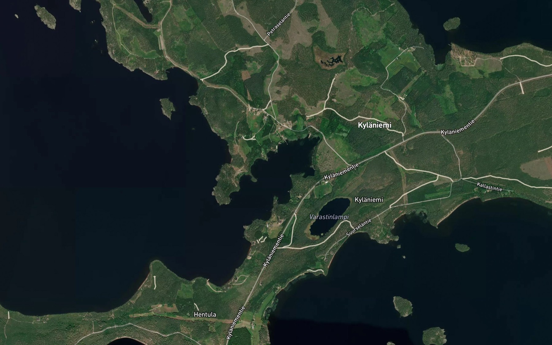 Satellite map of the Suikanlahti