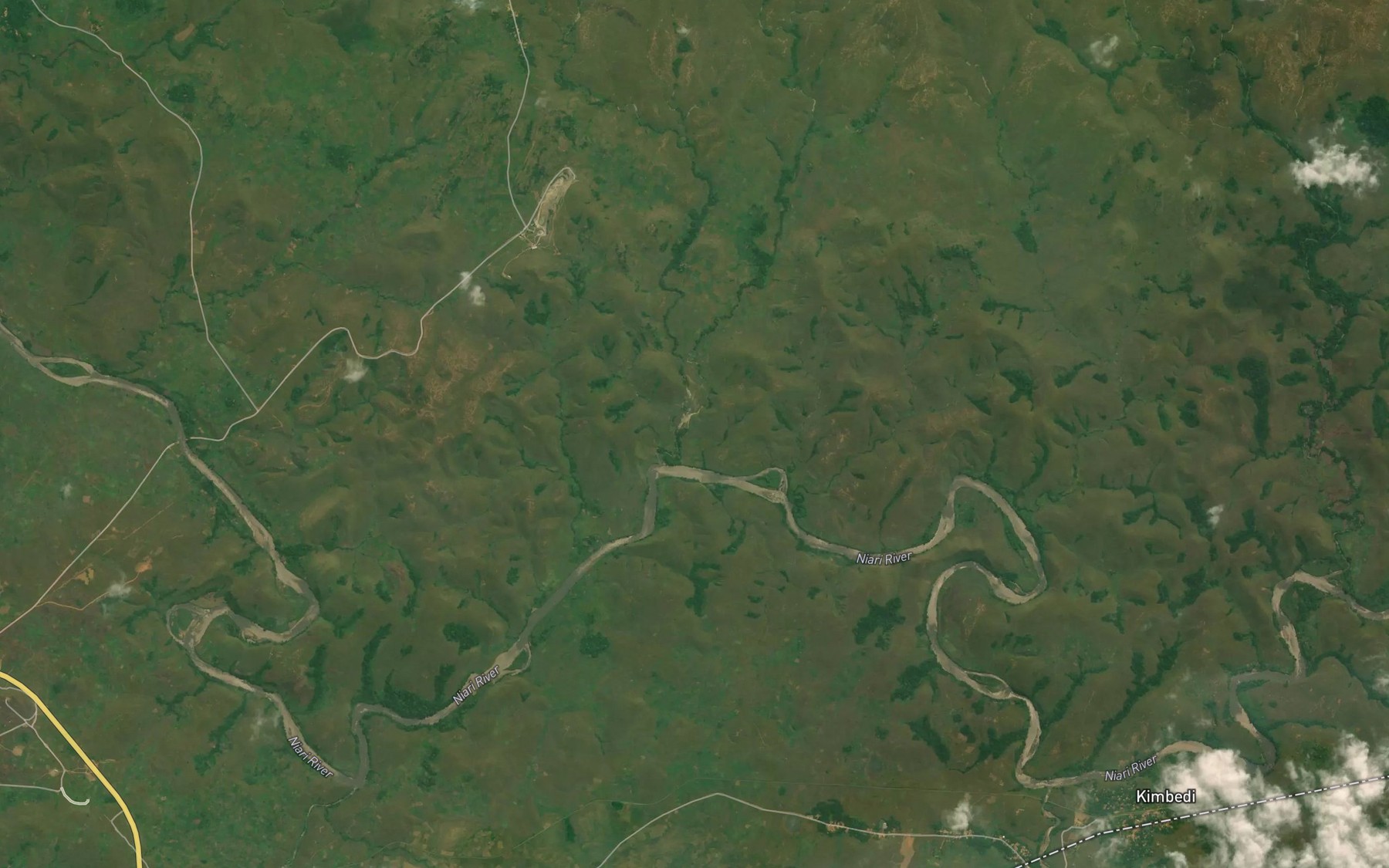 Satellite map of the Pangou