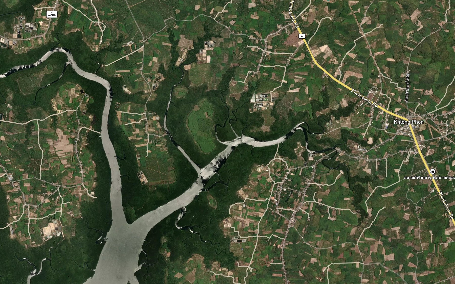 Satellite map of the Khlong Ping