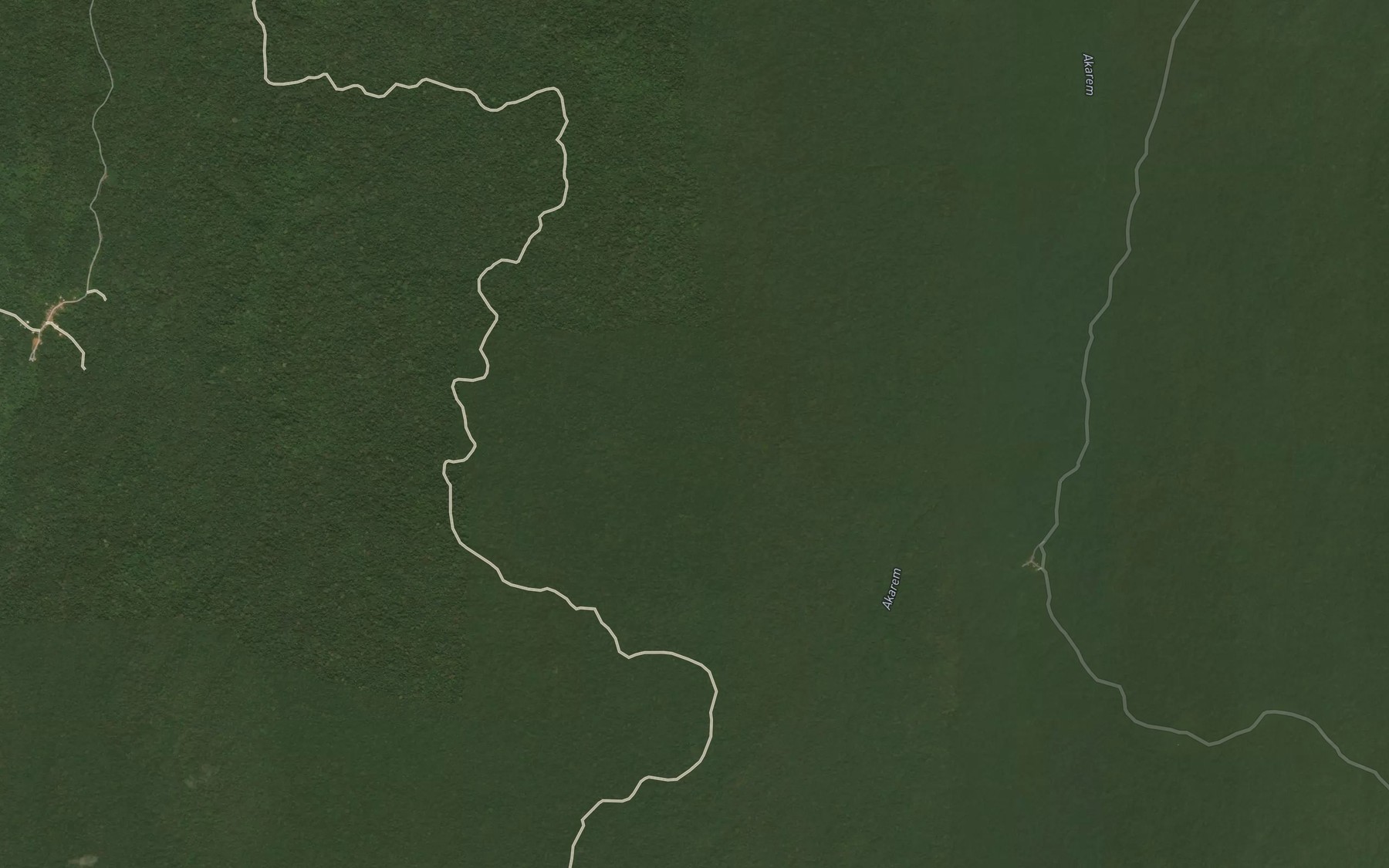 Satellite map of the Mkwerem