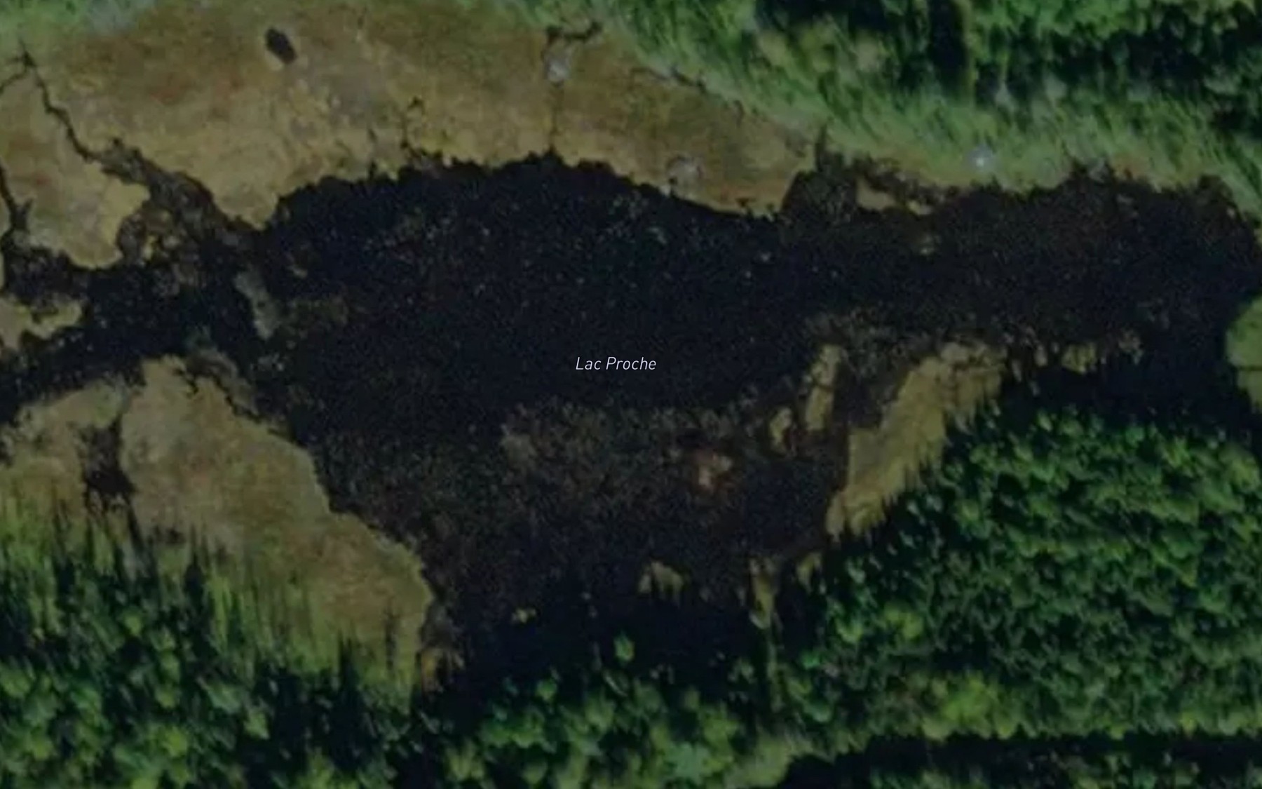 Satellite map of the Lac Proche