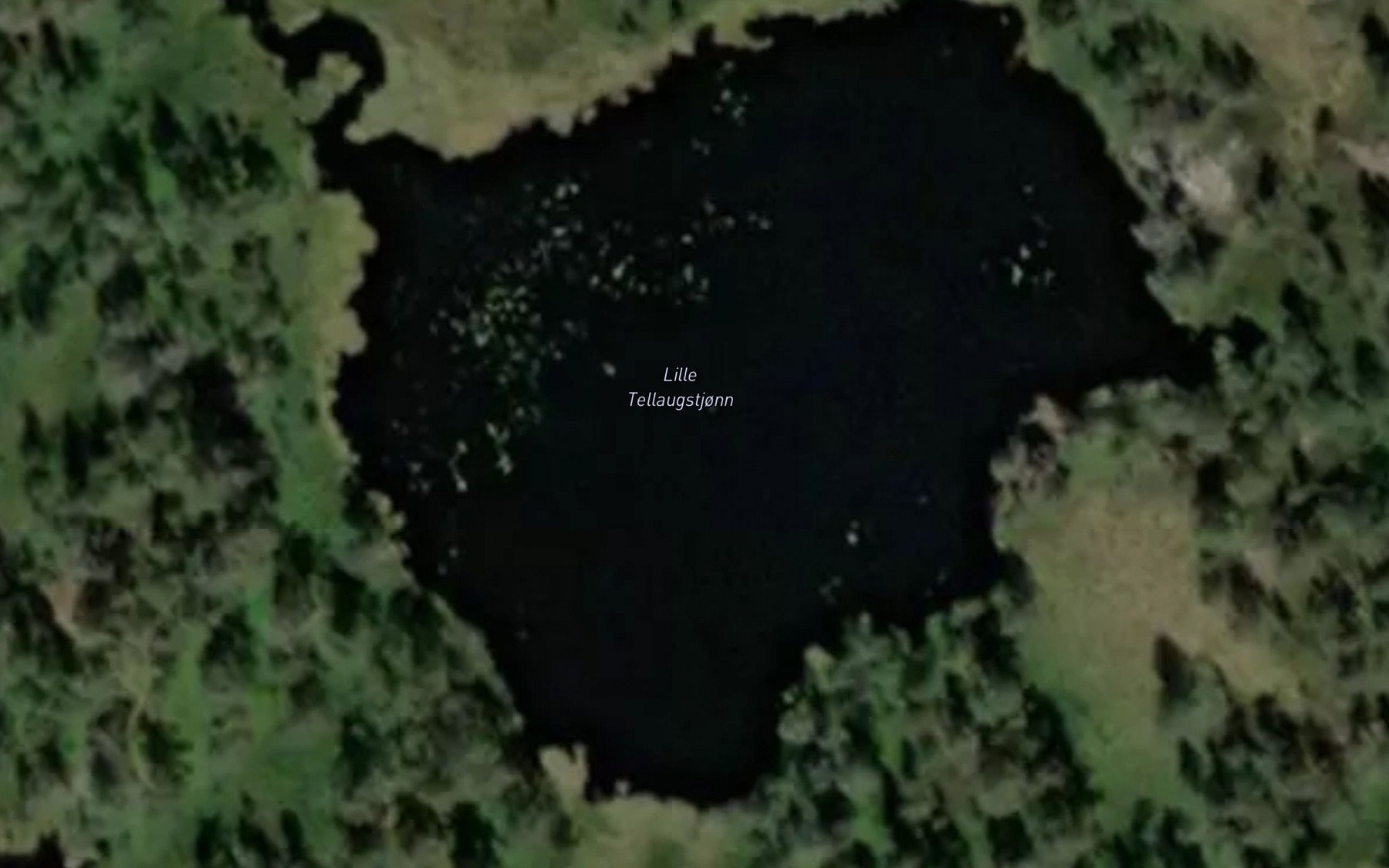 Satellite map of the Lille Tellaugstjonn