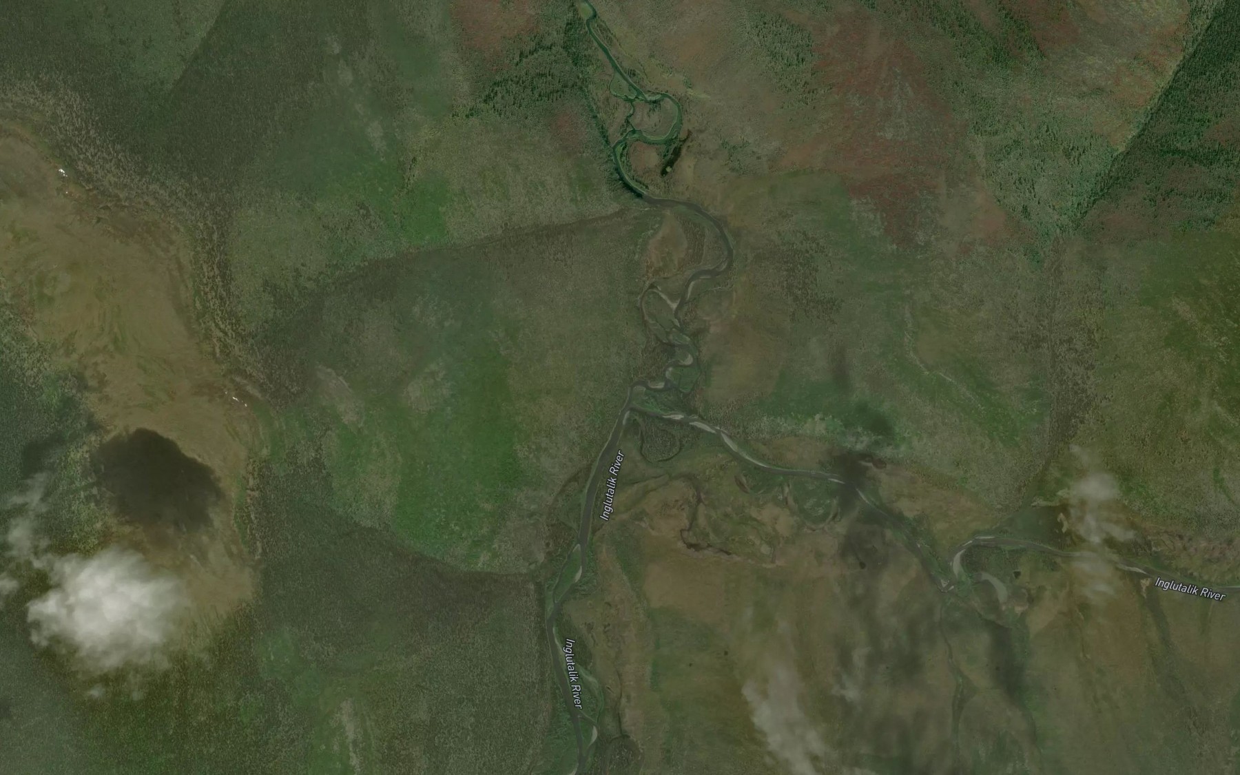 Satellite map of the Kilusiktok Creek