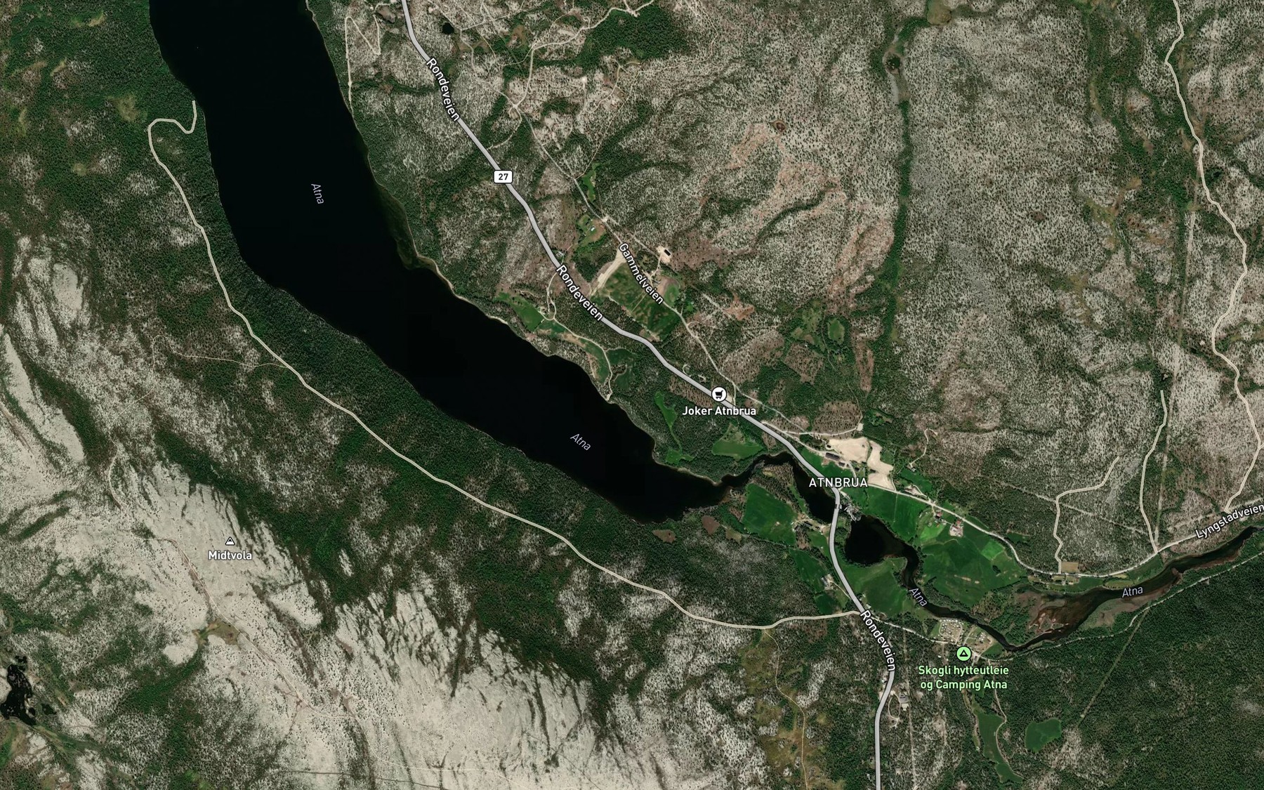 Satellite map of the Granrostbekken