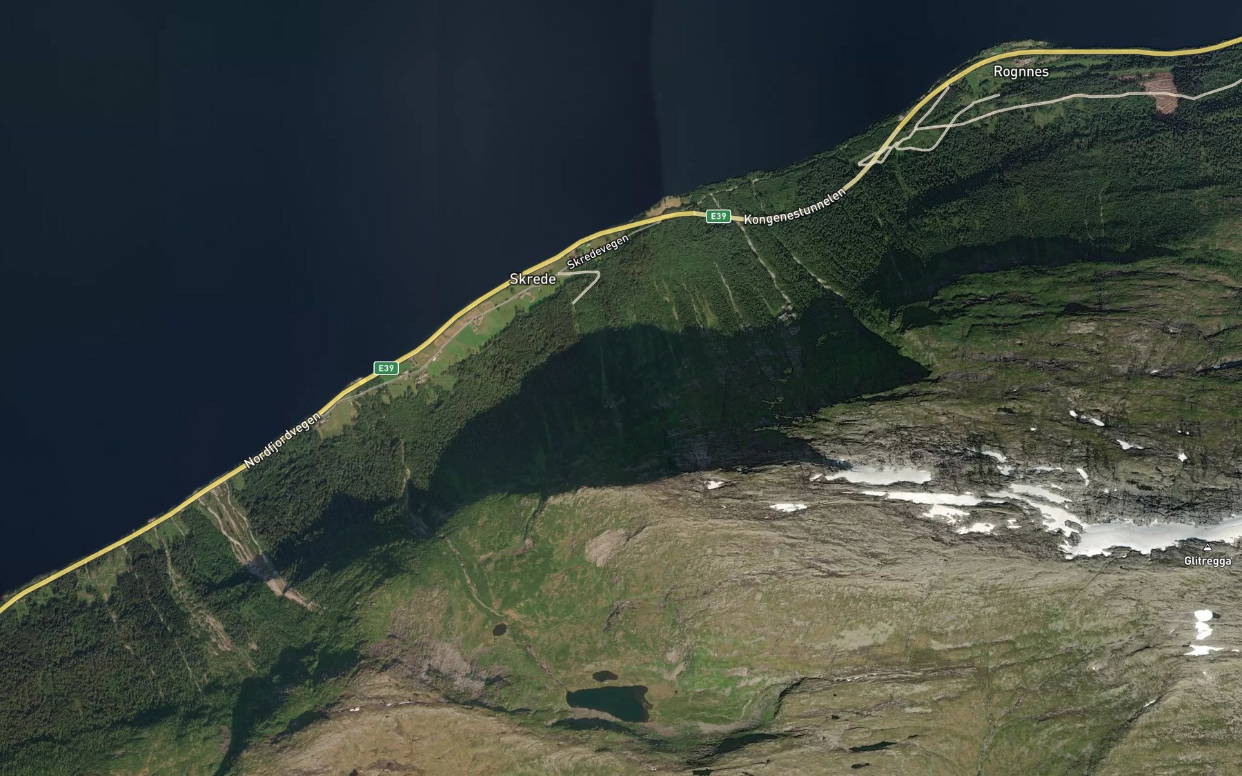 Satellite map of the Skakkegrova