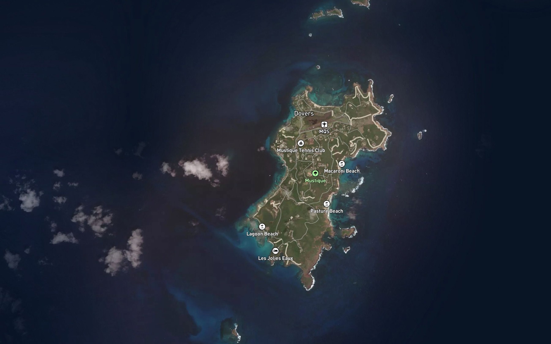 Satellite map of the Grand Bay