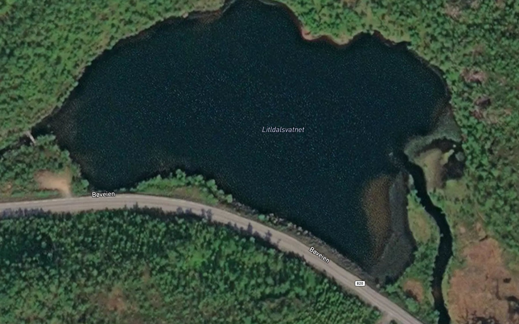 Satellite map of the Likkjdalsvatnet