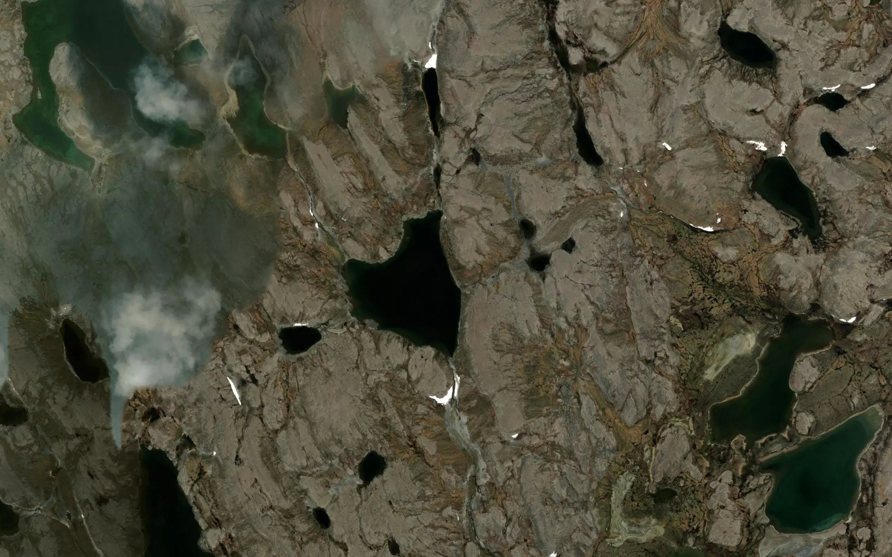 Satellite map of the Lac Kiviniliup Ungallinga