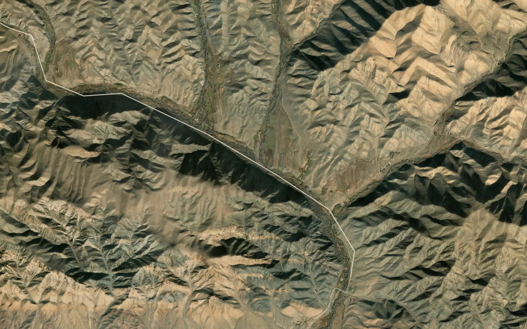 Satellite map of the Kichi-Chochke