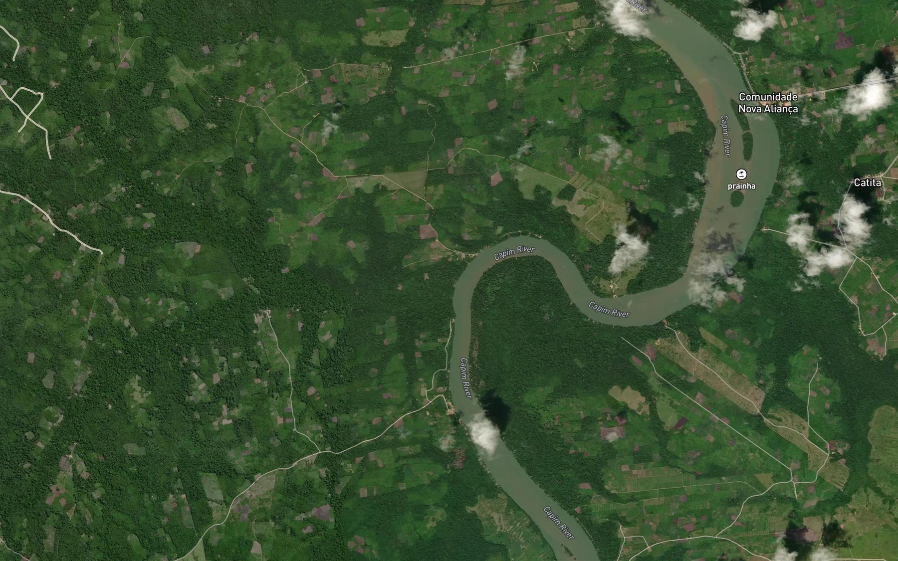Satellite map of the Igarape Jurumas
