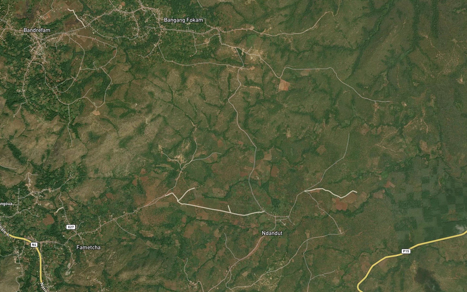 Satellite map of the Chimga