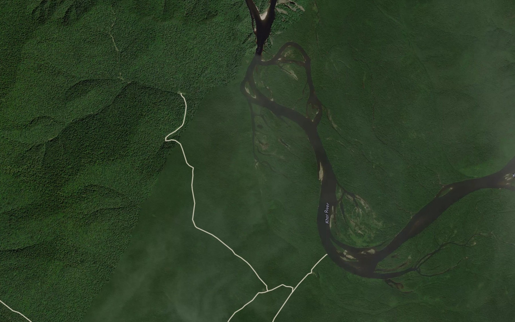 Satellite map of the Olo