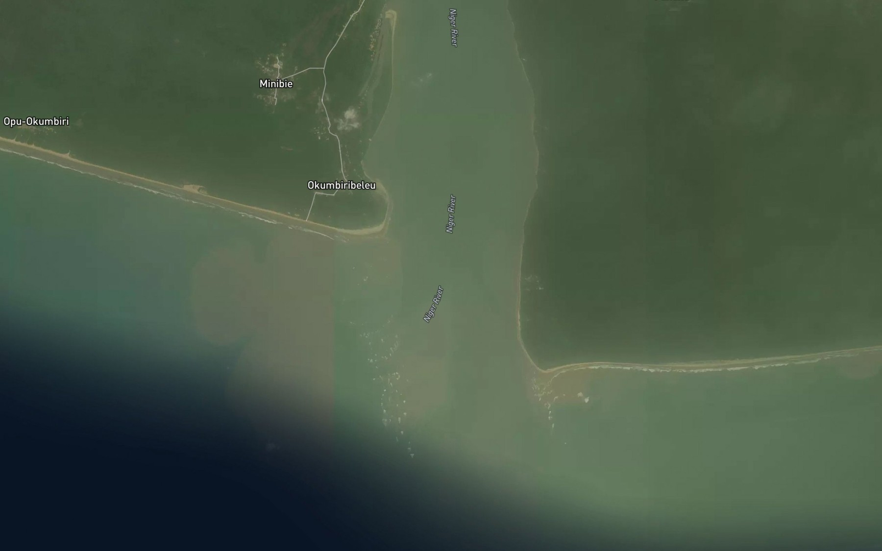 Satellite map of the Nun Entrance