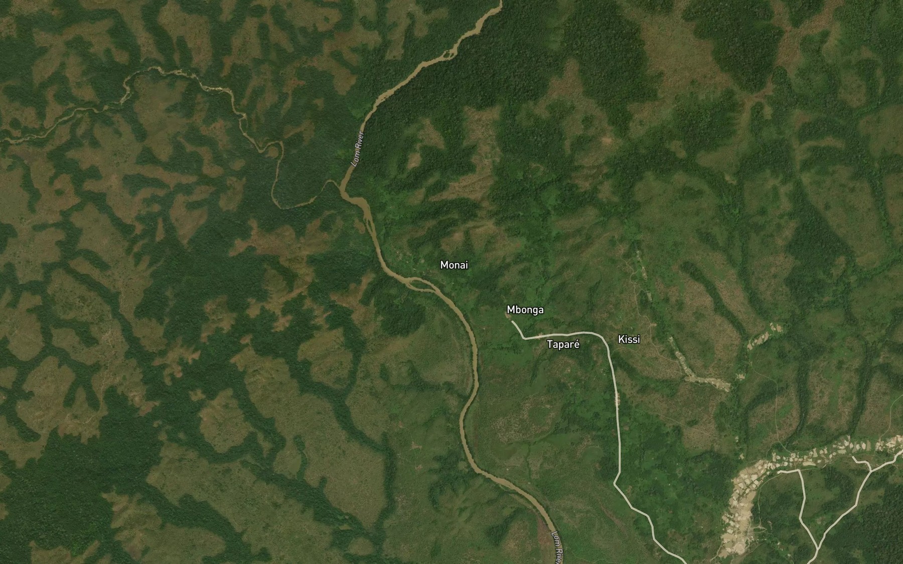 Satellite map of the Mba