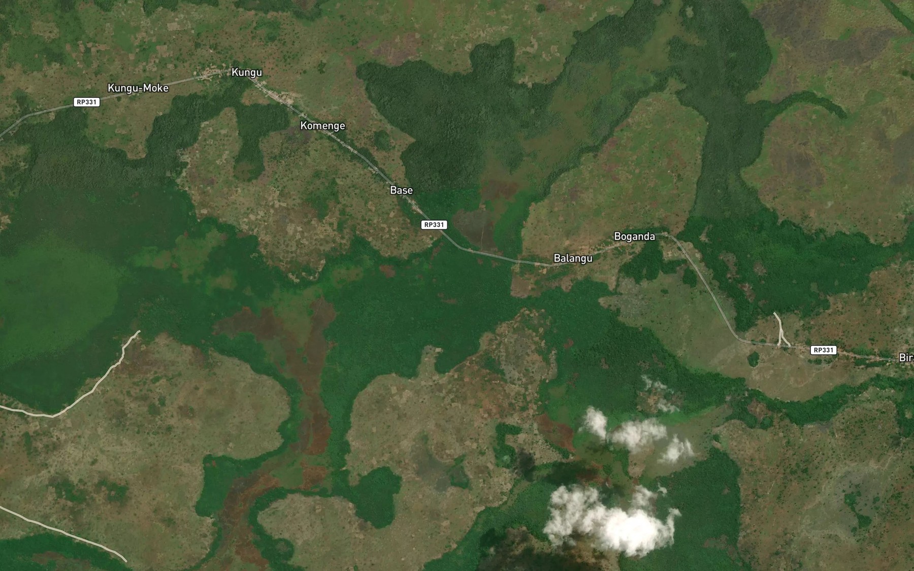 Satellite map of the Sambi