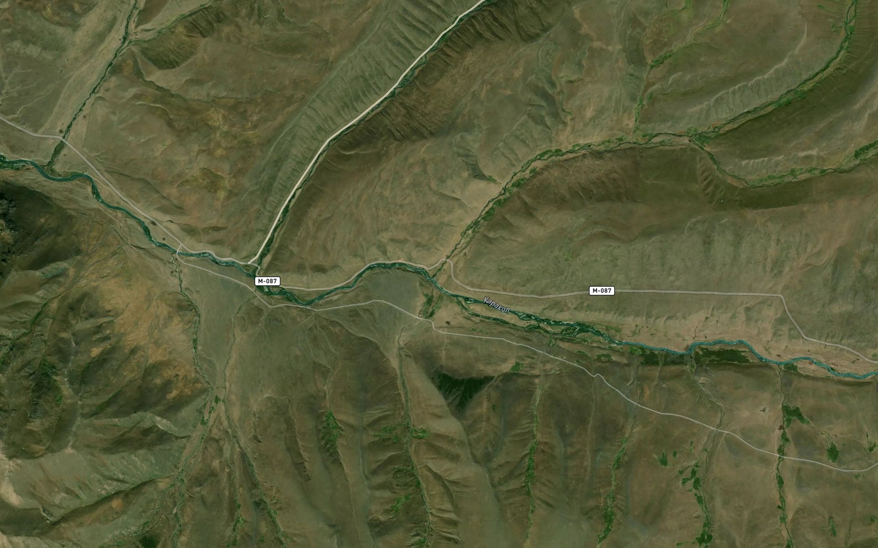Satellite map of the Don-Dzhalamysh