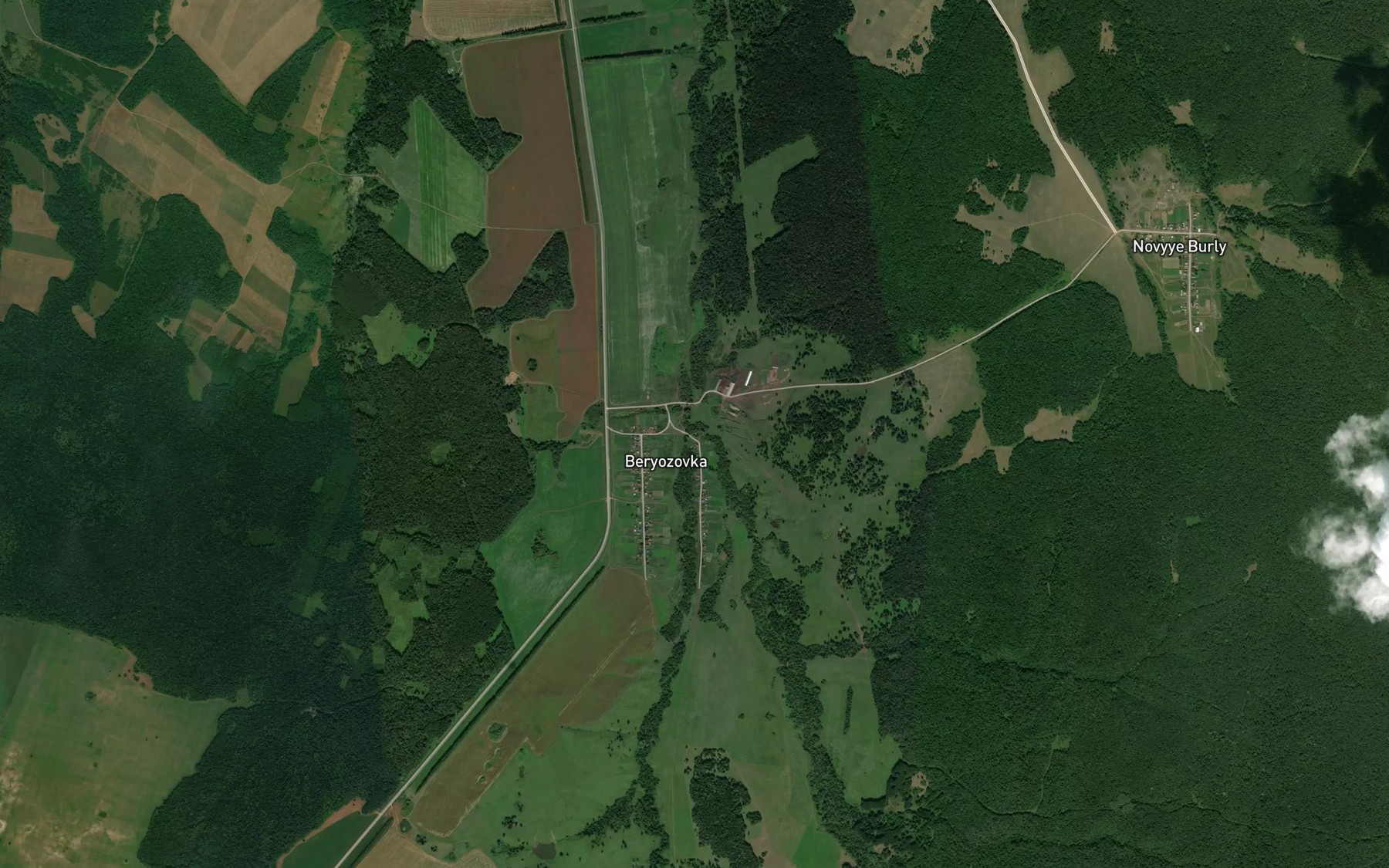 Satellite map of the Berdovas