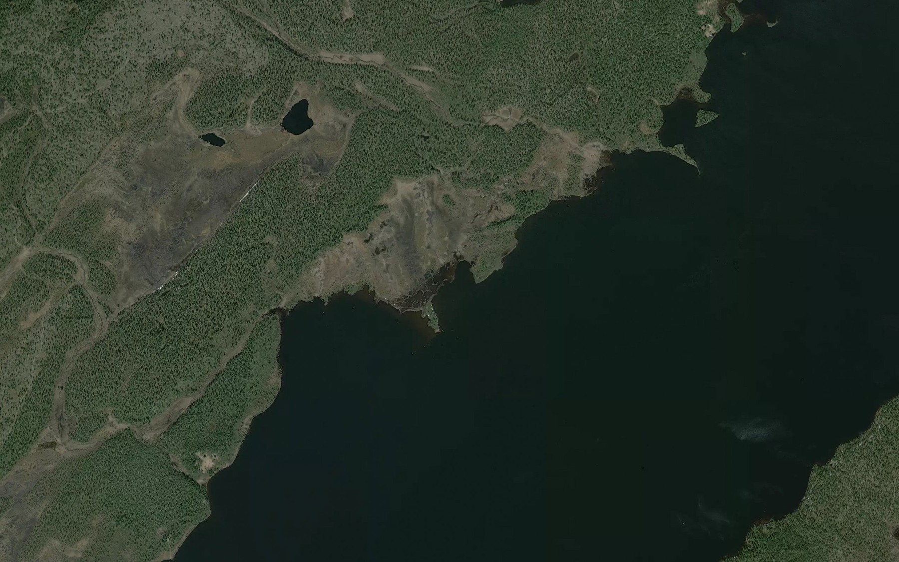 Satellite map of the Nierisoja