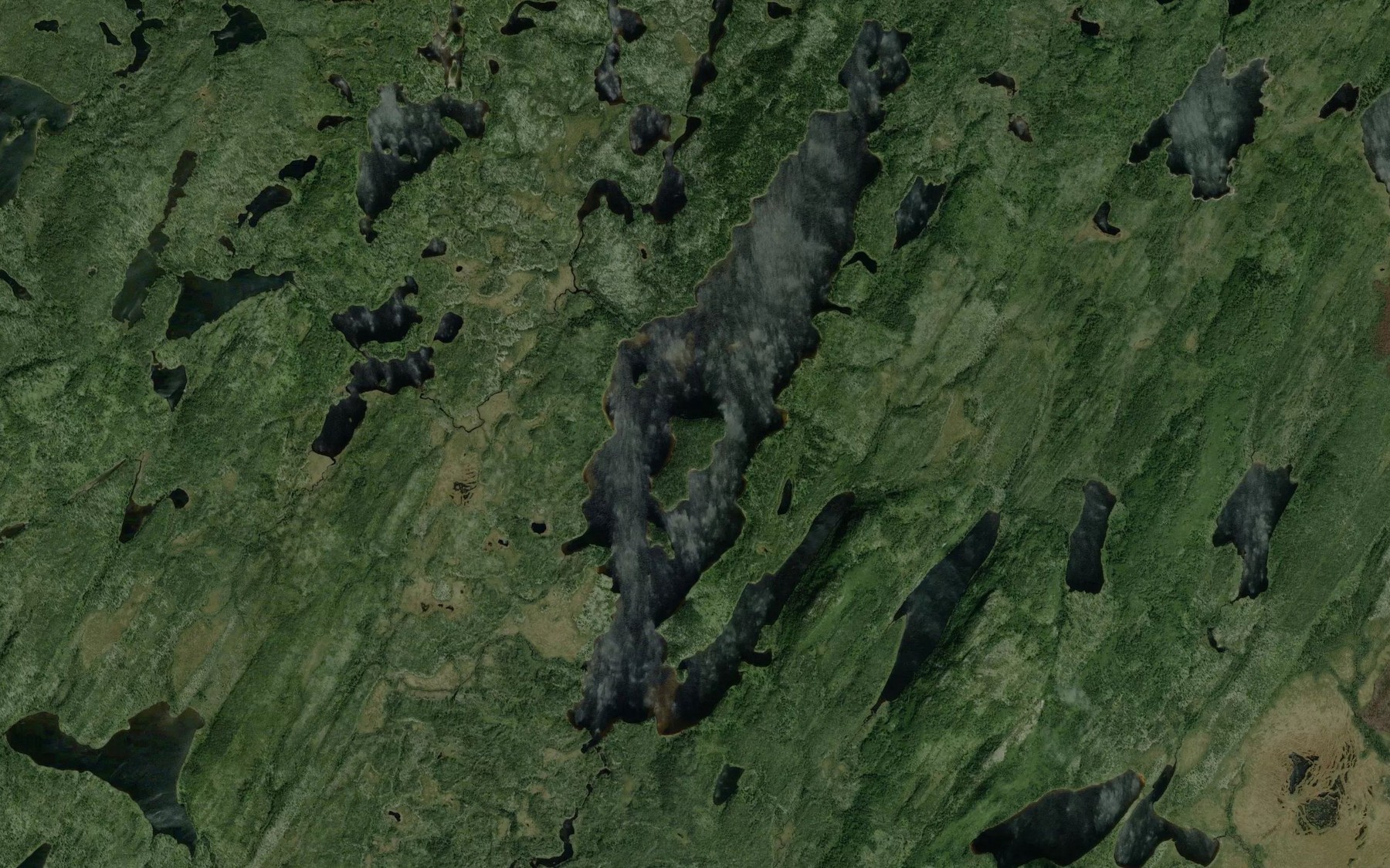 Satellite map of the Lac des Quiscales