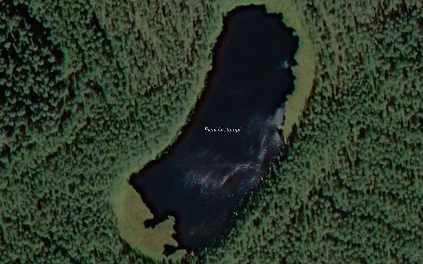 Satellite map of the Pieni Aitalampi