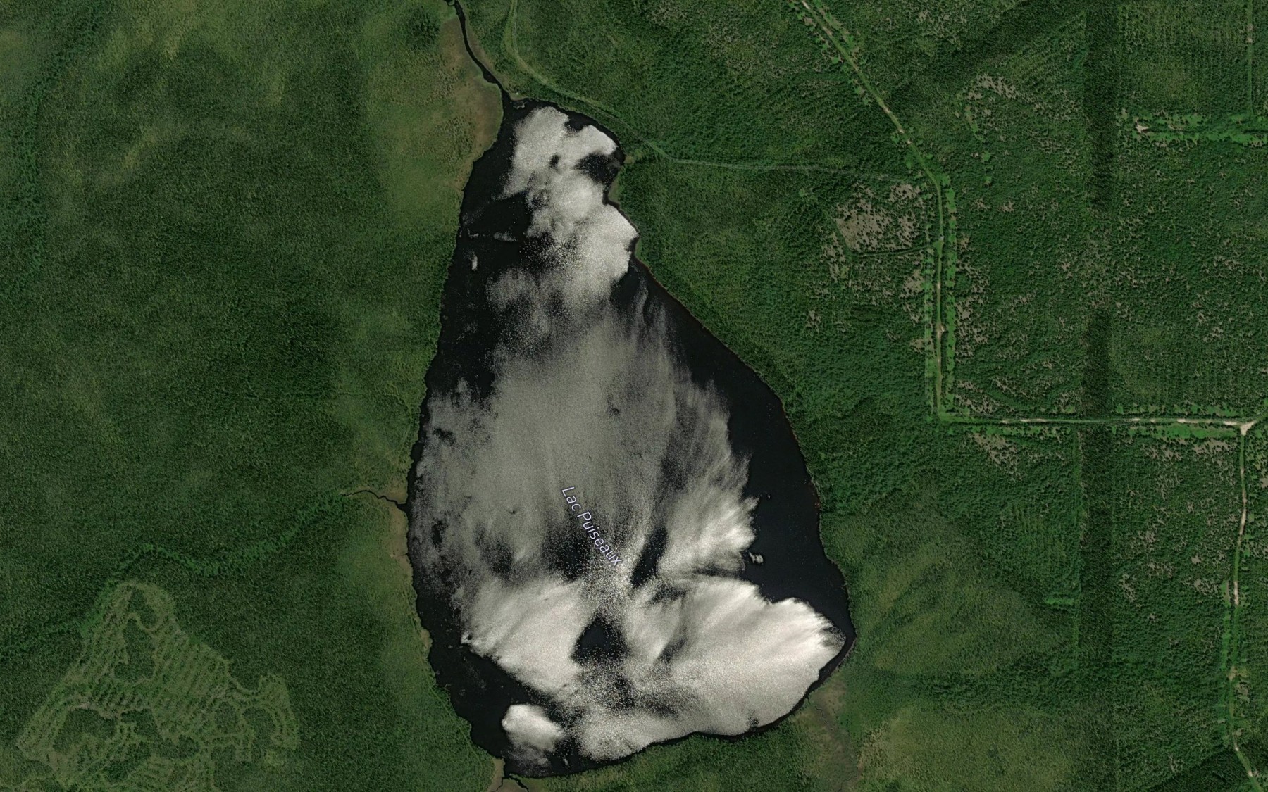 Satellite map of the Lac Puiseaux