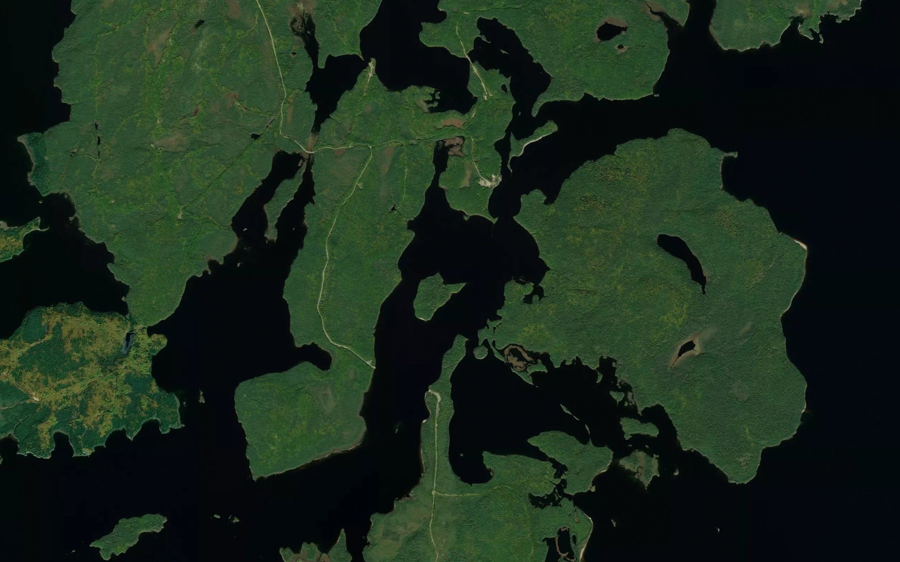 Satellite map of the Passe de la Tete du Magnan