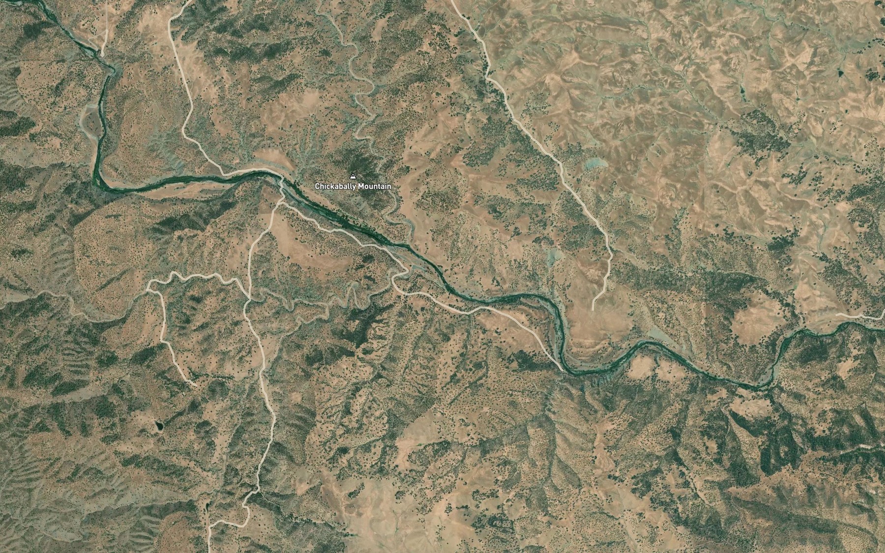 Satellite map of the Big Salt Creek