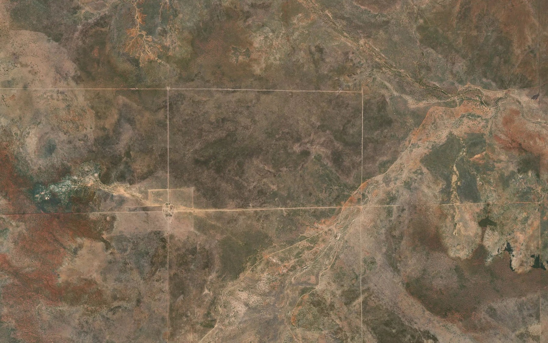 Satellite map of the Doris Creek