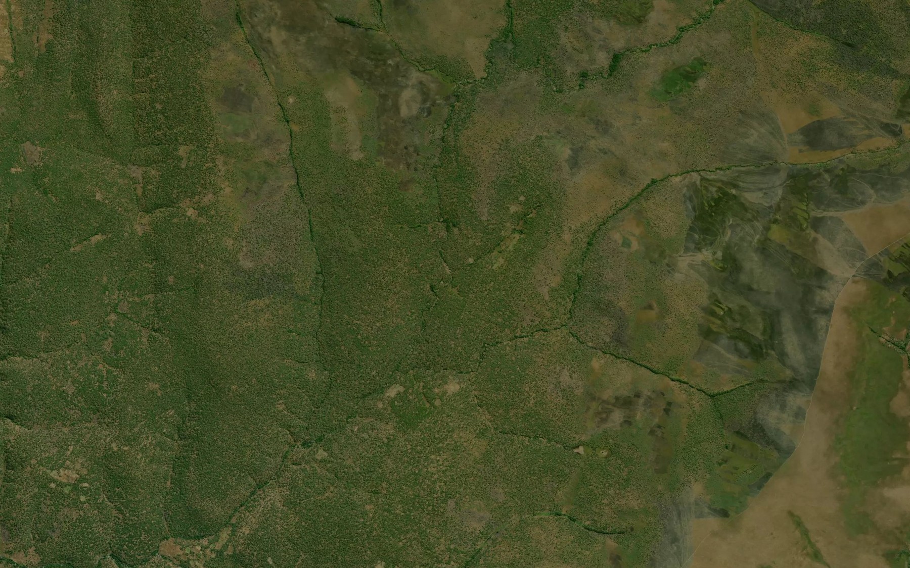 Satellite map of the Kapundu