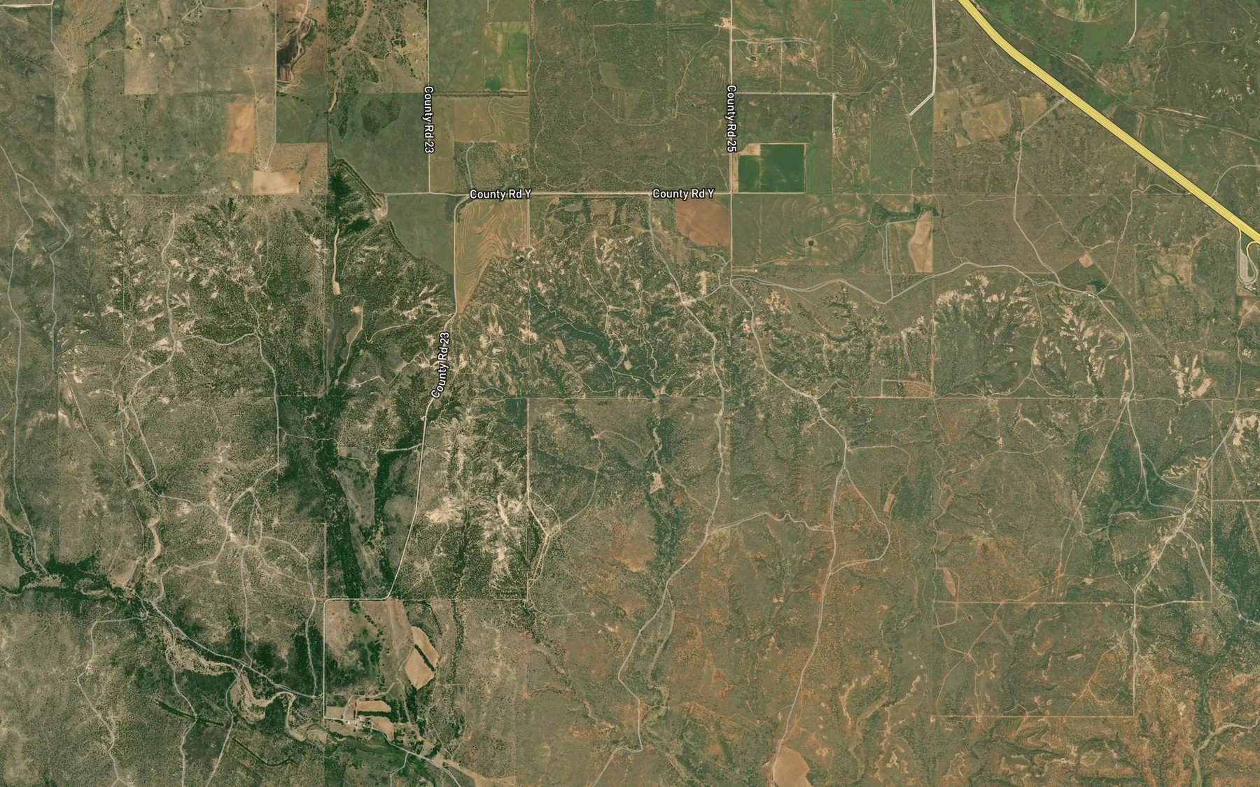 Satellite map of the Indian Creek Spring
