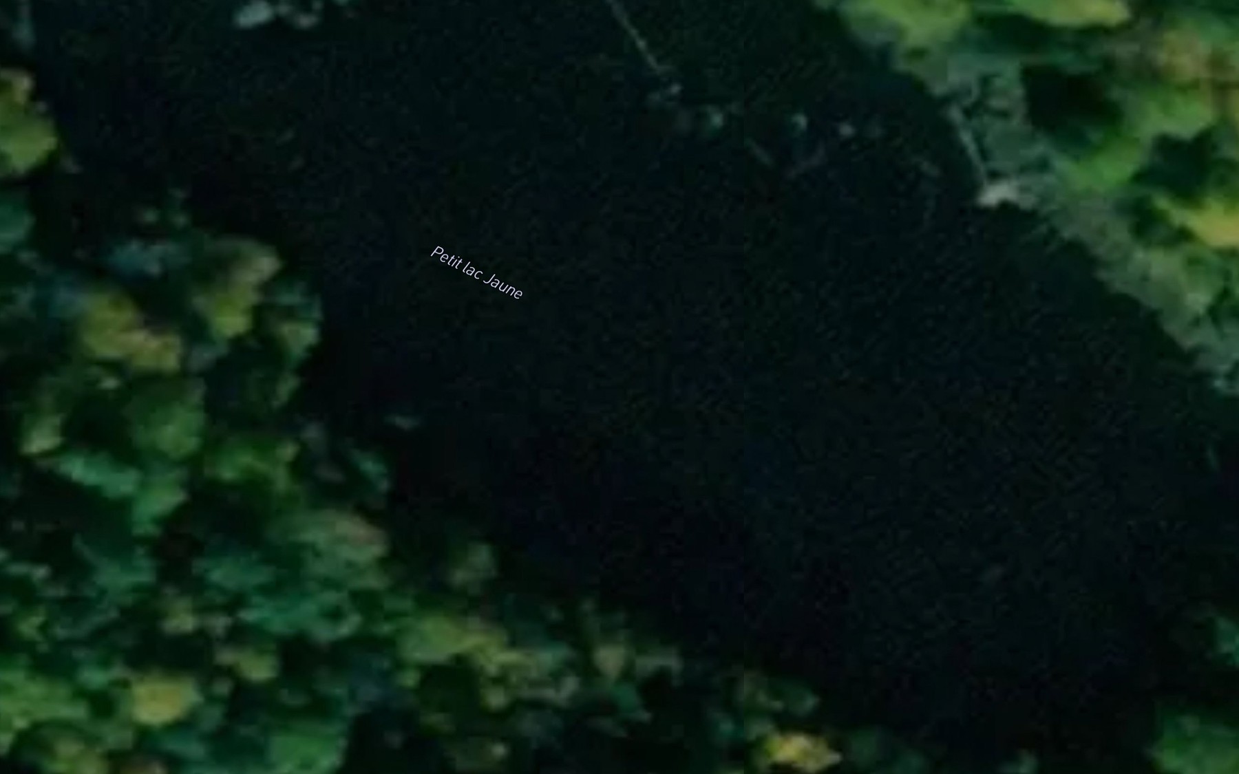Satellite map of the Petit lac Jaune