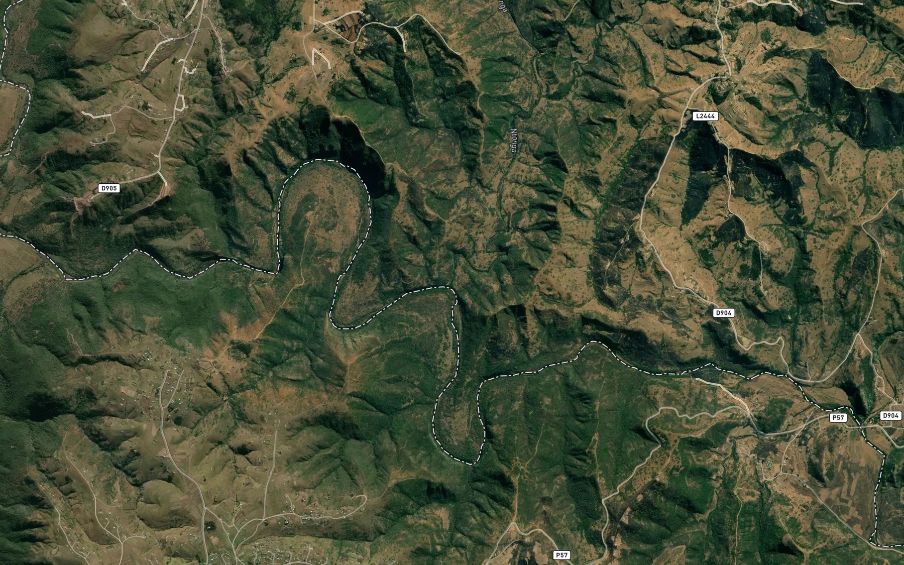 Satellite map of the Ntonga