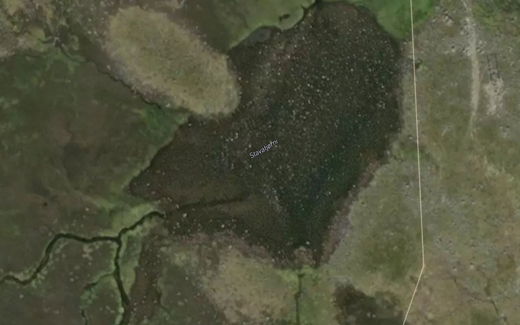 Satellite map of the Stavatjorni
