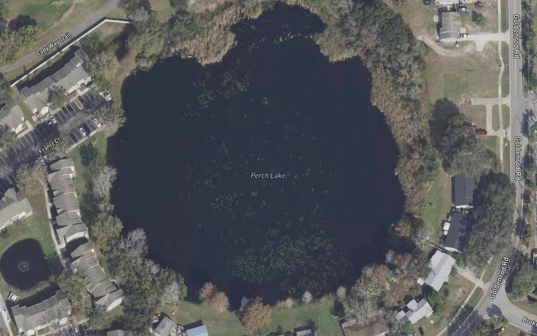 Satellite map of the Perch Lake