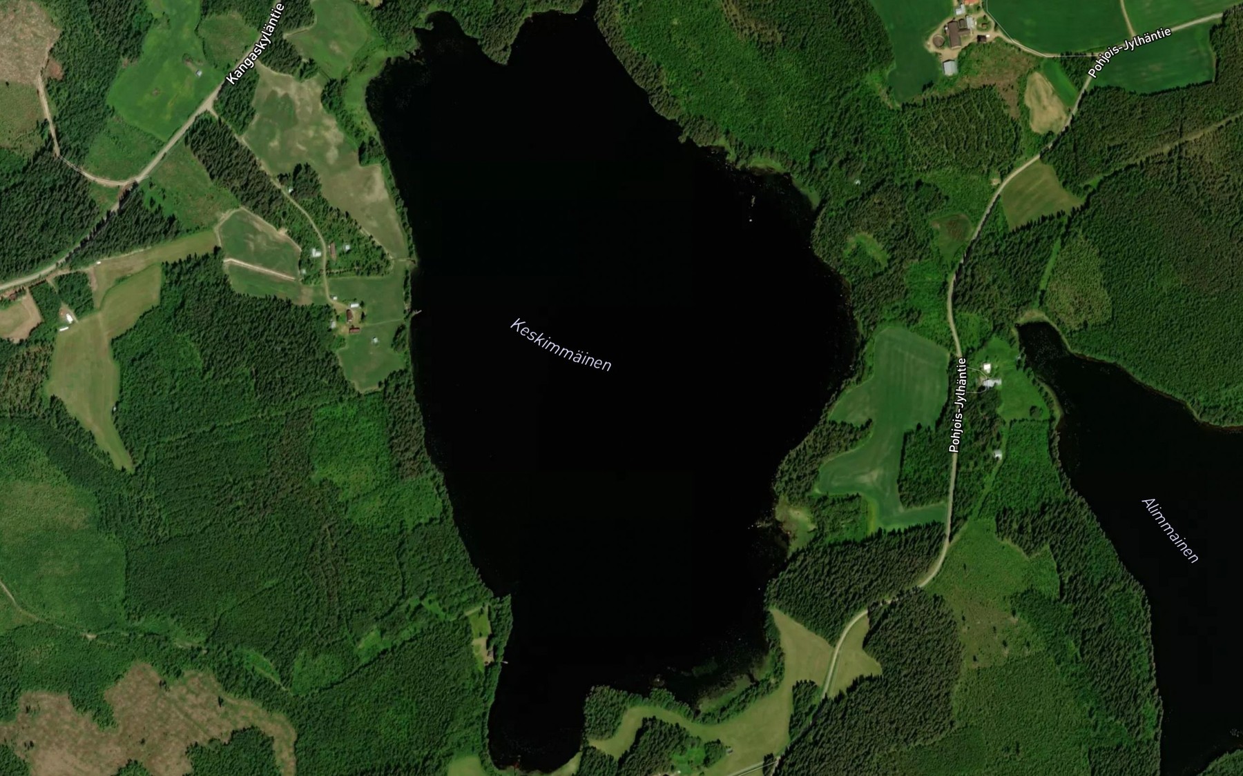 Satellite map of the Keskimmainen