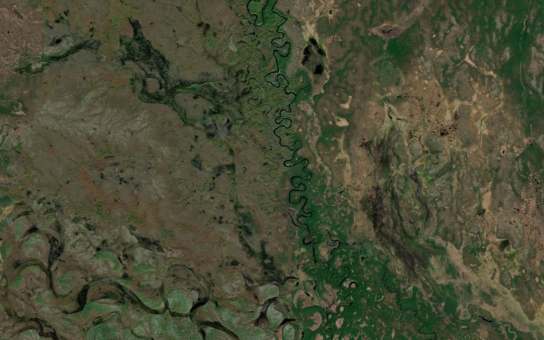 Satellite map of the Skat